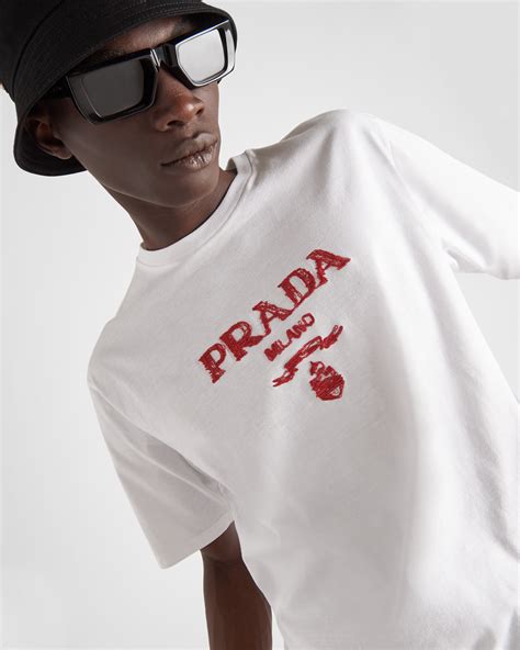 street style prada men t shirt|Men's T.